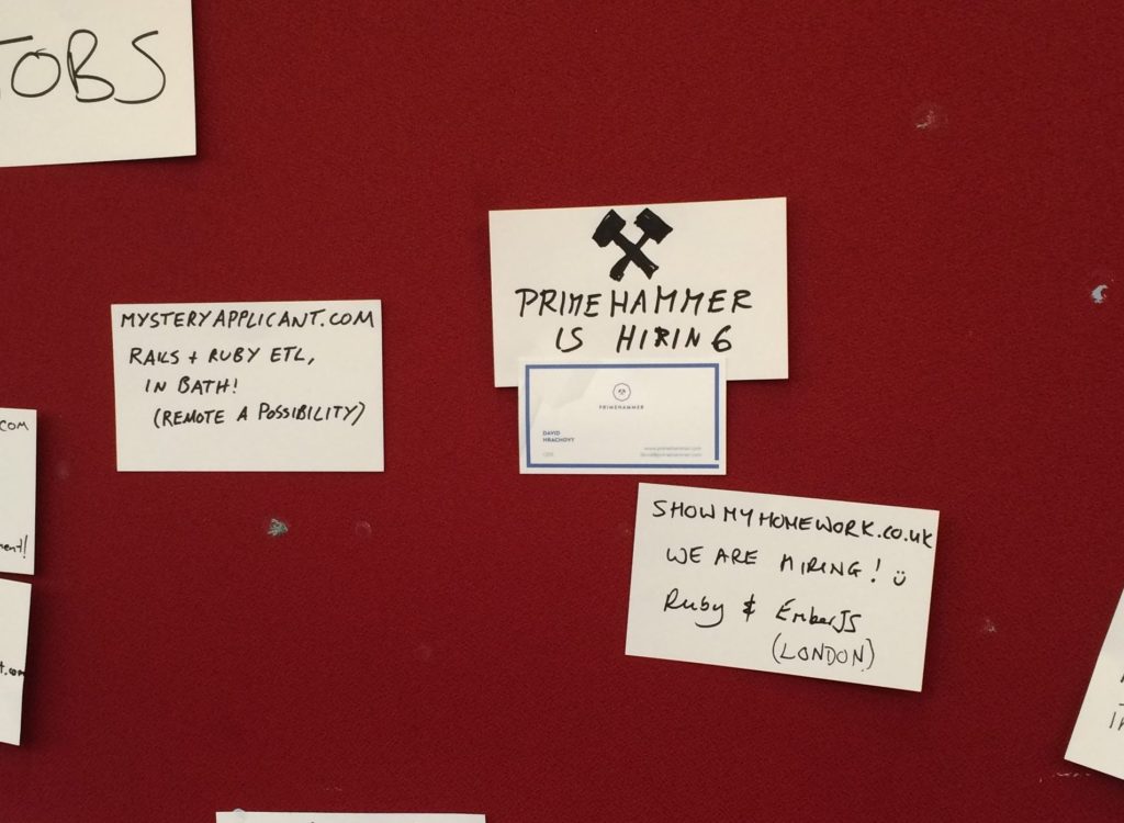 Old school job board