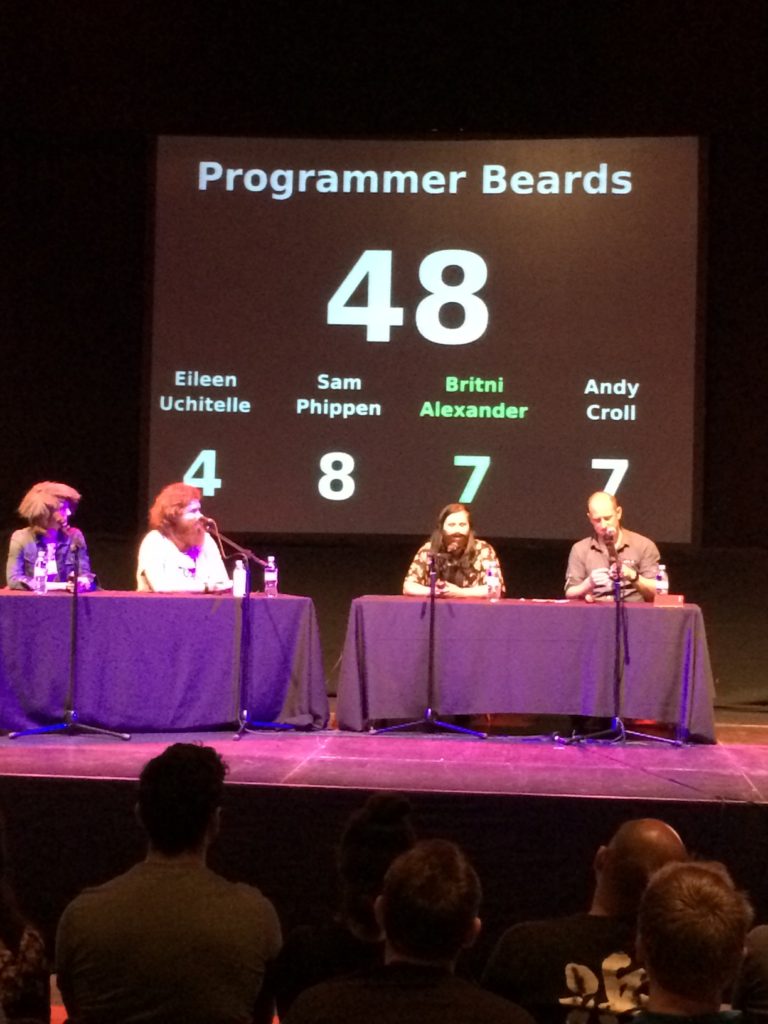 The facilitators had a small surprise show for the audience